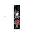 36" Black Red And White Christmas Chickadee Solid Wood Porch Sign