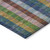 5' X 8' Navy Blue Pink And Sage Plaid Washable Indoor Outdoor Area Rug
