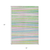 5' X 8' Mint Green Pink And Blue Striped Washable Indoor Outdoor Area Rug
