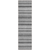 2' X 8' Black Silver and Gray Striped Washable Indoor Outdoor Runner Rug