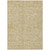 5' X 8' Gold Ivory And Beige Geometric Washable Indoor Outdoor Area Rug