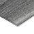 3' X 5' Gray And Charcoal Abstract Washable Indoor Outdoor Area Rug