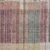 5' X 8' Mauve Blue And Gold Striped Washable Indoor Outdoor Area Rug