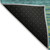 5' X 8' Teal Blue Lime Green And Turquoise Striped Washable Indoor Outdoor Area Rug