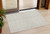 3' X 5' Beige And Ivory Damask Washable Indoor Outdoor Area Rug
