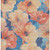 5' X 8' Peach And Blue Floral Washable Indoor Outdoor Area Rug