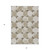 3' X 5' Taupe Beige And Gray Abstract Washable Indoor Outdoor Area Rug Transitional Style - Taupe, Beige, Gray Color