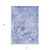 3' X 5' Blue Abstract Washable Non Skid Indoor Outdoor Area Rug Transitional Style - Blue Color