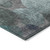 2' X 3' Gray Blue and Purple Abstract Washable Non Skid Indoor Outdoor Area Rug