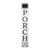 59" Brown And White Solid Wood Welcome Reversible Porch Sign