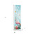 36" Blue And White Solid Wood Tropical Flamingo Aloha Porch Sign