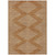 5' X 8' Copper And Beige Geometric Washable Indoor Outdoor Area Rug Transitional Style - Copper, Beige Color