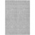 3' X 5' Silver Gray And Ivory Floral Washable Indoor Outdoor Area Rug