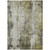 3' X 5' Pewter And Ivory Abstract Washable Indoor Outdoor Area Rug - 880016519396