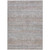 5' X 8' Linen And Gray Striped Washable Indoor Outdoor Area Rug
