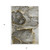 3' X 5' Gray and Gold Abstract Washable Non Skid Indoor Outdoor Area Rug - Gray, Gold