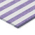 5' X 8' Purple and White Striped Washable Non Skid Indoor Outdoor Area Rug