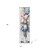 36" White And Blue Solid Wood Happy Easter Bunny Porch Sign
