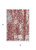 3' X 5' Burgundy And Ivory Abstract Washable Indoor Outdoor Area Rug