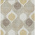 5' X 8' Beige Taupe And Ivory Ogee Washable Indoor Outdoor Area Rug