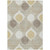 5' X 8' Beige Taupe And Ivory Ogee Washable Indoor Outdoor Area Rug