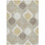 5' X 8' Beige Taupe And Ivory Ogee Washable Indoor Outdoor Area Rug