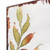 42" Green Orange And White Solid Wood Watercolor Floral Pumpkin Garden Stake