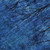 3' X 5' Blue And Charcoal Floral Washable Indoor Outdoor Area Rug