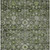 3' X 5' Green And Olive Green Oriental Washable Indoor Outdoor Area Rug