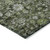 3' X 5' Green And Olive Green Oriental Washable Indoor Outdoor Area Rug