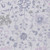 3' X 5' Lavender Mauve And Gray Floral Washable Indoor Outdoor Area Rug