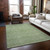 3' X 5' Sage And Ivory Geometric Washable Indoor Outdoor Area Rug - Sage, Ivory