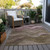5' X 8' Taupe And Beige Abstract Washable Indoor Outdoor Area Rug - Taupe, Beige