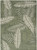 6' X 9' Green And Ivory Palm Leaf Indoor Outdoor Area Rug - Green, Ivory