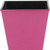 5" Hot Pink Recycled Plastic Indoor Outdoor Square Pot Planter