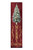 36" Red and Green Merry Christmas Christmas Tree Solid Wood Porch Sign