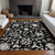 Floral Washable Indoor Outdoor Area Rug