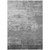 5' X 8' Gray And Silver Striped Washable Indoor Outdoor Area Rug
