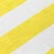 2' X 3' Yellow and White Striped Washable Indoor Outdoor Area Rug
