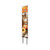 42" Brown And Orange Solid Wood Autumn Squirrel Garden Stake