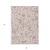 5' X 8' Pink Green And Gray Floral Washable Indoor Outdoor Area Rug
