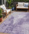 5' X 8' Plum And Purple Abstract Washable Indoor Outdoor Area Rug - Plum, Purple