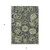 3' X 5' Fern Green And Blue Damask Washable Indoor Outdoor Area Rug
