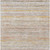 5' X 8' Terra Cotta Striped Washable Indoor Outdoor Area Rug