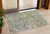 3' X 5' Olive Green And Gray Abstract Washable Indoor Outdoor Area Rug - Olive Green, Gray