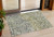 3' X 5' Olive Green And Gray Abstract Washable Indoor Outdoor Area Rug
