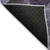 5' X 8' Purple and Green Floral Washable Non Skid Indoor Outdoor Area Rug