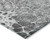 3' X 5' Gray Silver And Charcoal Abstract Washable Indoor Outdoor Area Rug - 608219182045
