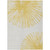 3' X 5' Gold And Ivory Abstract Washable Indoor Outdoor Area Rug - Gold, Ivory