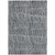 3' X 5' Charcoal And Gray Striped Washable Indoor Outdoor Area Rug